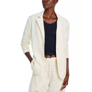 Waimari Womens Providenzia Blazer Cream Size S 12554